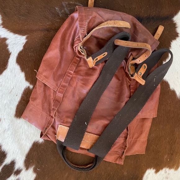 Will Leather Goods Wax Coated Canvas Backpack - Picture 7 of 7